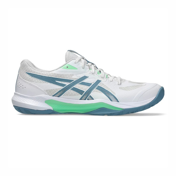 Asics 亞瑟士 GEL-Tactic 13 2E 1073A078-102 男 排球鞋 羽球鞋 寬楦 白 藍