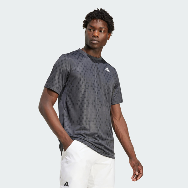 Adidas 愛迪達 Club Graph Tee JM1197 男 T恤 運動上衣 休閒短袖 灰 亞版
