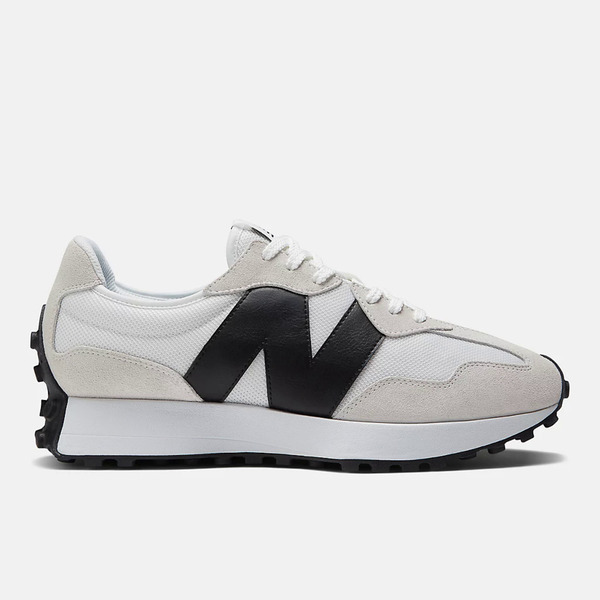 New Balance MS327CWB 男女 復古鞋 運動 休閒 327系列 皮革大N 情侶穿搭 紐巴倫 海鹽黑
