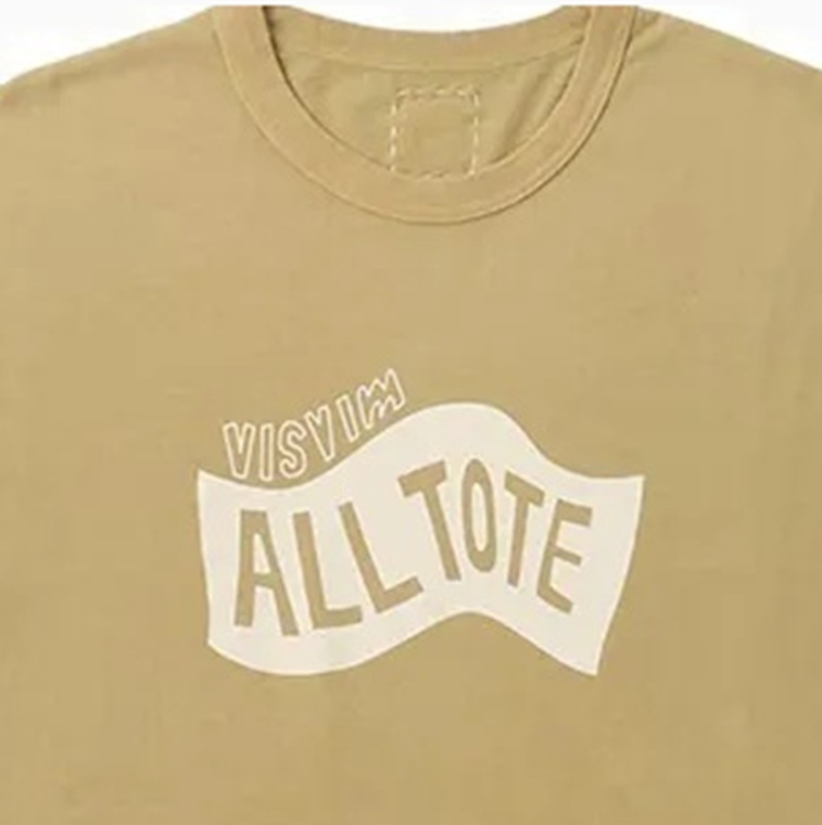 VISVIM JUMBO TEE S/S DMGD (ALL TOTE) - PRE ORDER ITEM (預訂中)