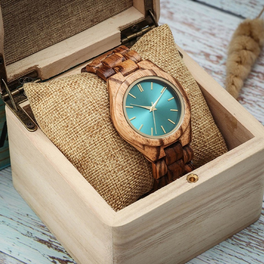 情侶錶 圓形手錶 指針手錶 手錶 腕錶 配飾 配件 木質手錶 男生手錶 飾品 石英錶 木錶 斑馬木錶 木頭腕錶 739