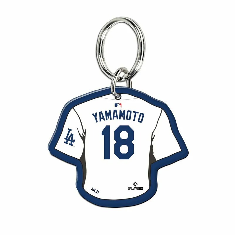 MLB配件 Yoshinobu Yamamoto 洛杉磯道奇 山本由伸 球衣 鑰匙圈 Wincraft 官方授權正品 全新