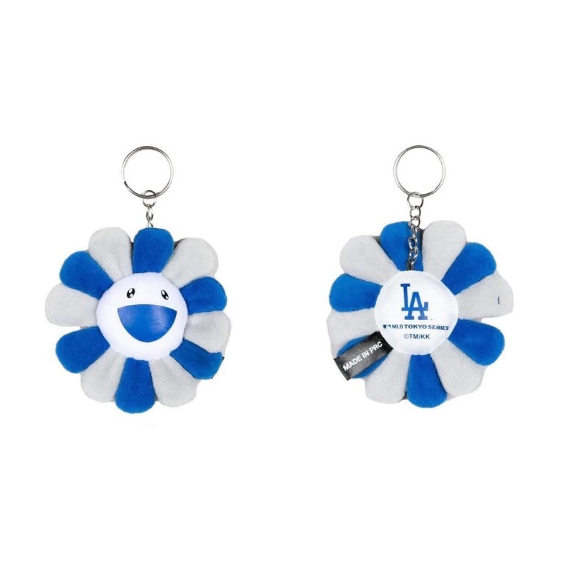 MLB棒球 Takashi Murakami X Los Angeles Dodgers 村上隆 X 洛杉磯道奇 小花 鑰匙圈 東京賽 開幕戰