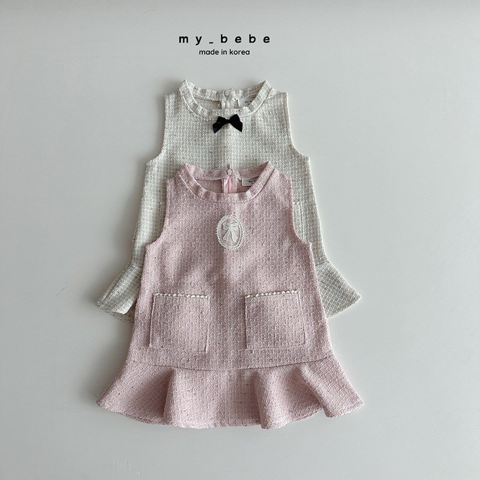正韓春my bebe 兩色輕奢小公主洋裝