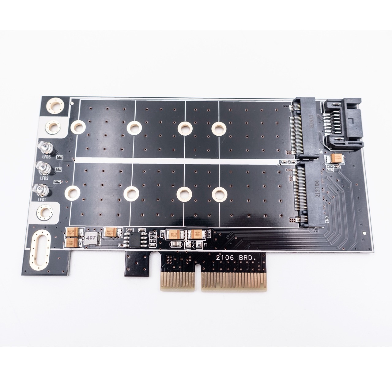 碩樂 PCIE 轉 M.2 NVME/SATA 固態硬碟擴展卡