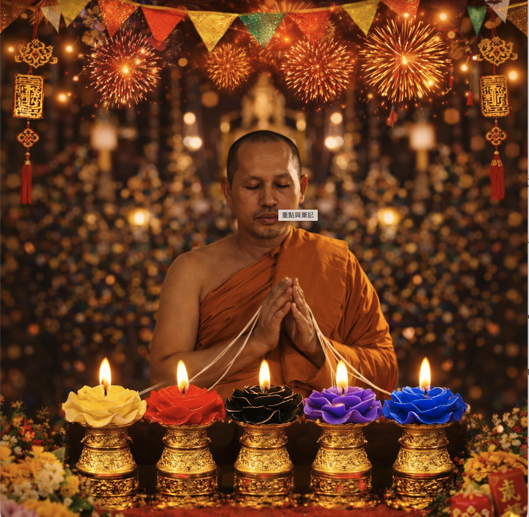 泰國高僧祈福法會