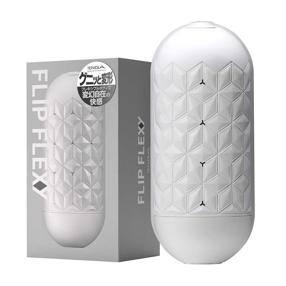 【官網限定】FLIP FLEXY 彈力對開杯+ TENGA LOTION [輕盈黑] 套組