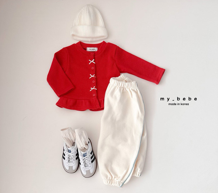 正韓春My bebe 兩色蝴蝶結外套