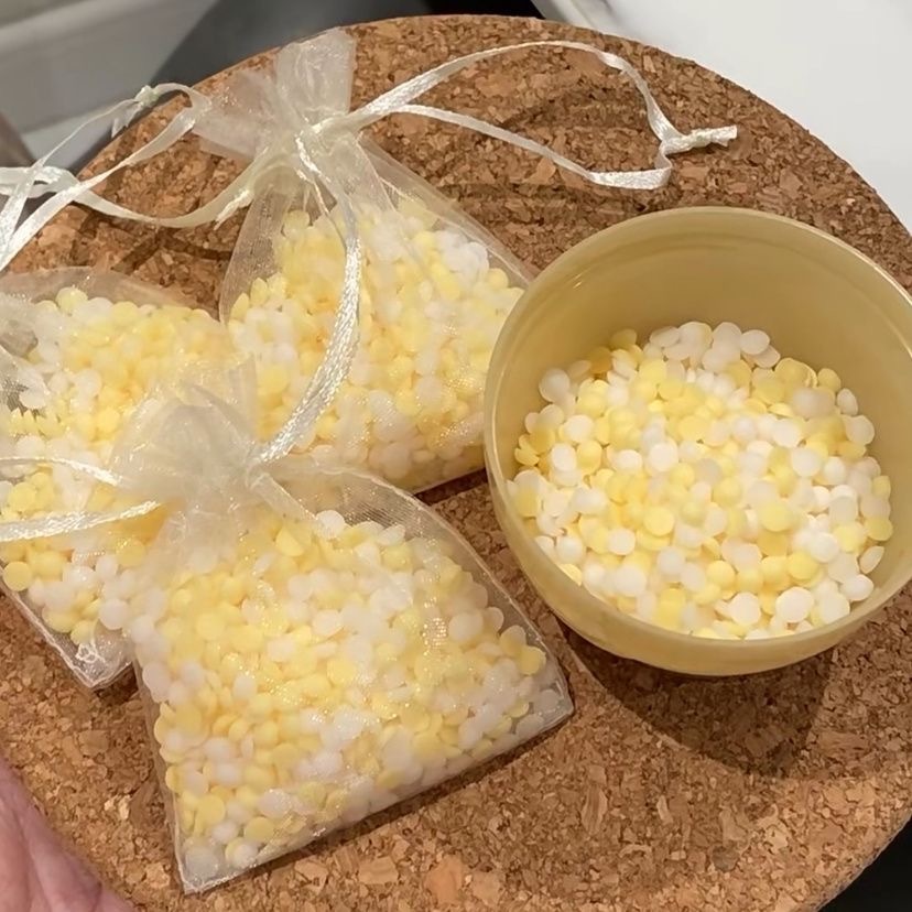 预购 透明纱网袋留香珠香囊空袋透气茉莉花花瓣香袋摆摊干花桂花香包袋 1套30个