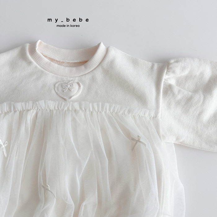 正韓春my bebe 兩色輕奢網紗上衣