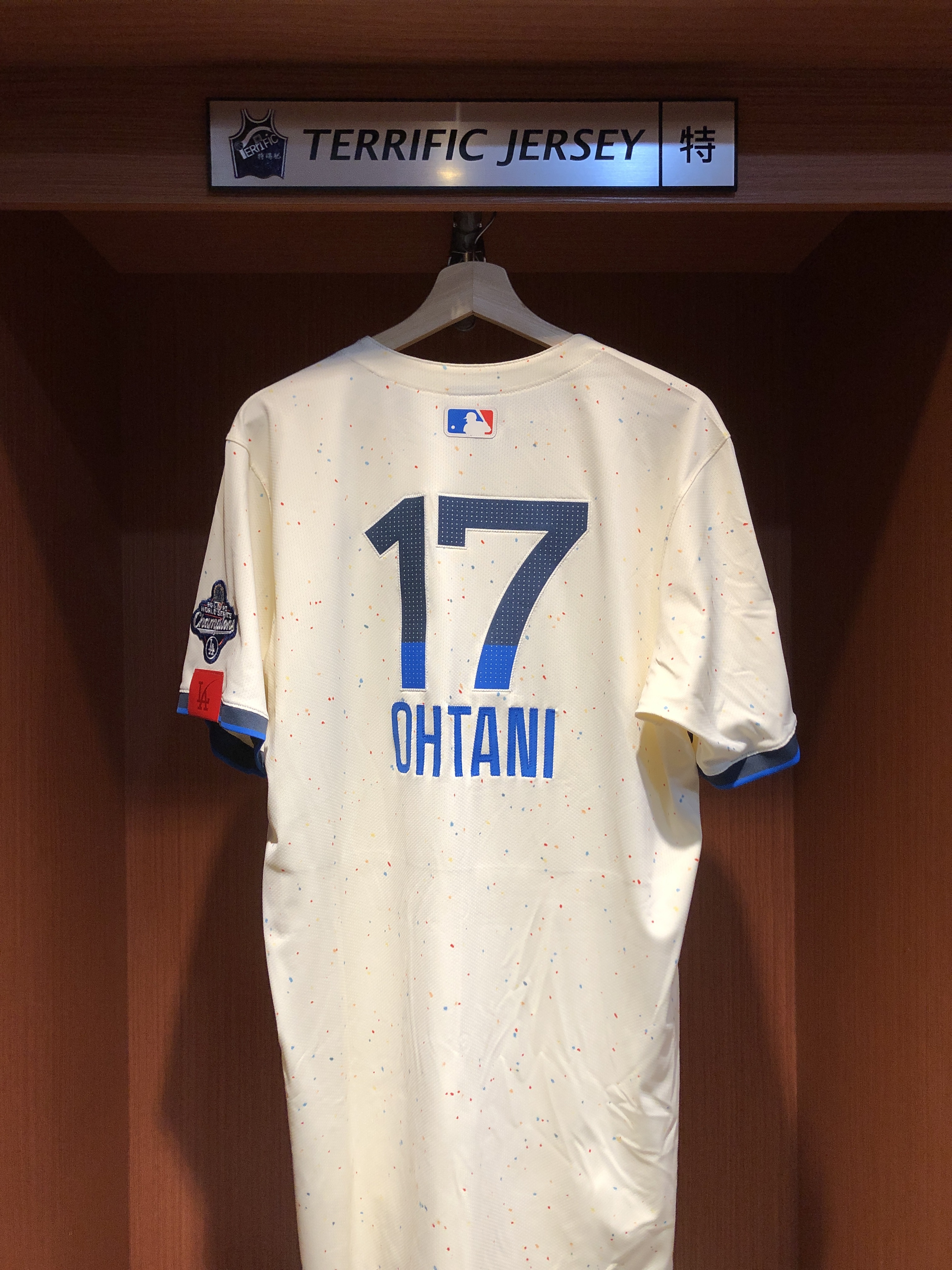 MLB球衣 Shohei Ohtani 洛杉磯道奇城市 冠軍臂章 大谷翔平 24-25 Nike Elite Player Name Jersey 球員版 電繡 全新