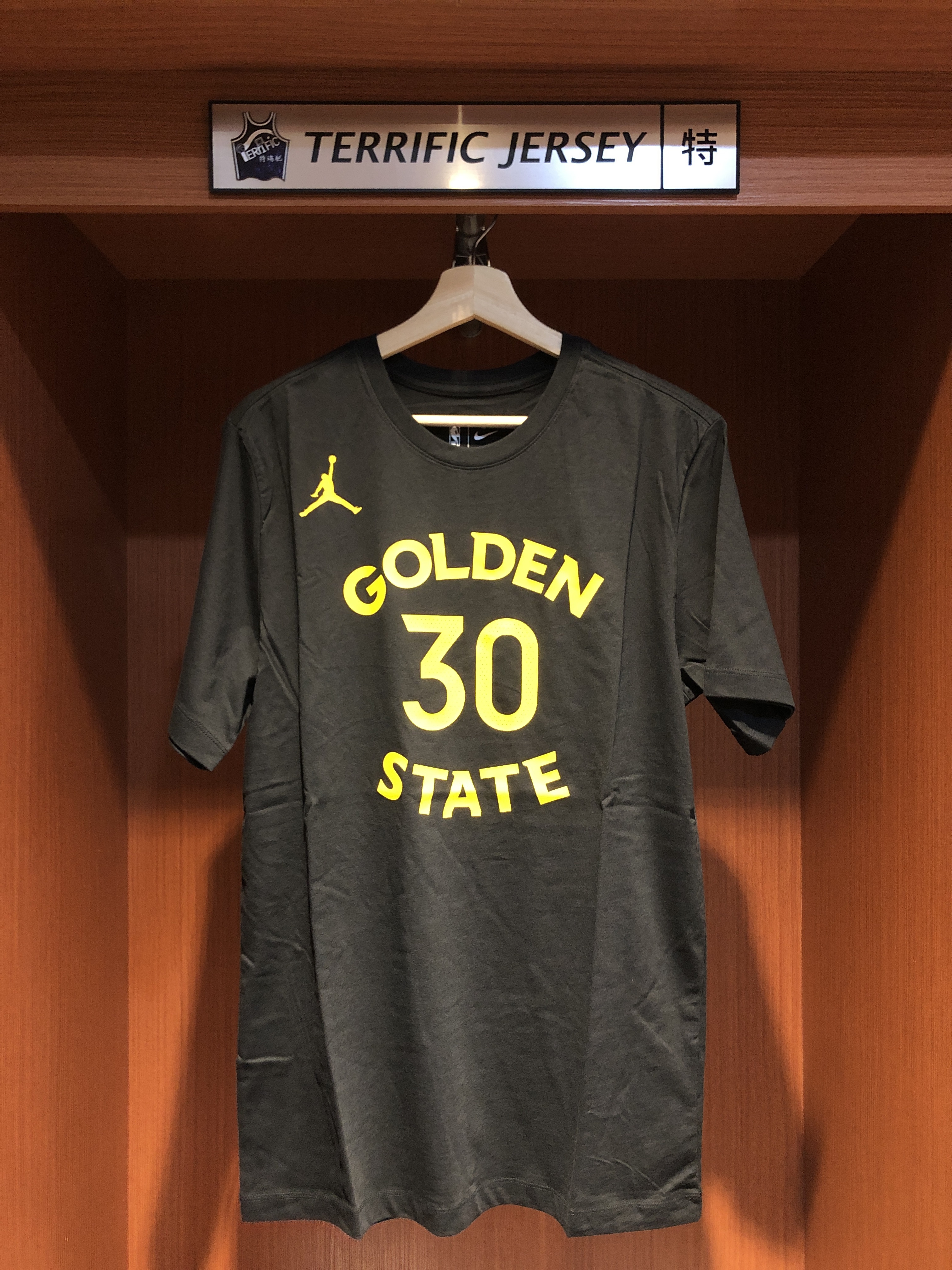 NBA短袖 Stephen Curry 金州勇士黑 Statement Jordan Player Name Tee 棉質 短袖 全新