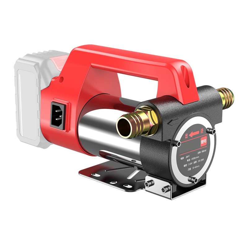 附發票｜RDB｜紅色抽油泵 鋰電池/接電瓶兩用款 抽水抽油兩用泵 抽油泵抽水機大流量12V抽水泵24V