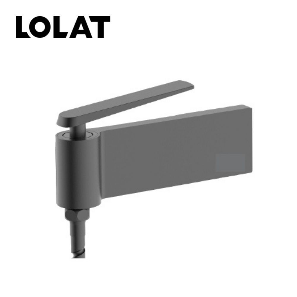【限時特賣】LOLAT單槍淋浴水龍頭組-槍灰色HL062S