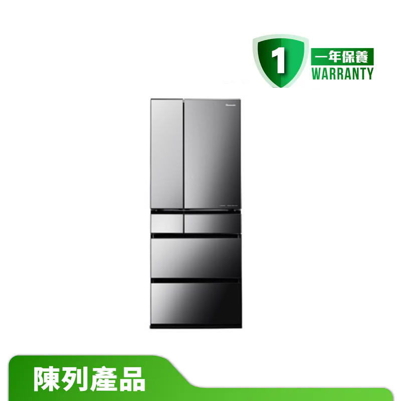 【陳列產品】Panasonic 樂聲 NR-F507HX-X3 AI ECONAVI 智慧節能六門雪櫃 (黑鋼鏡)
