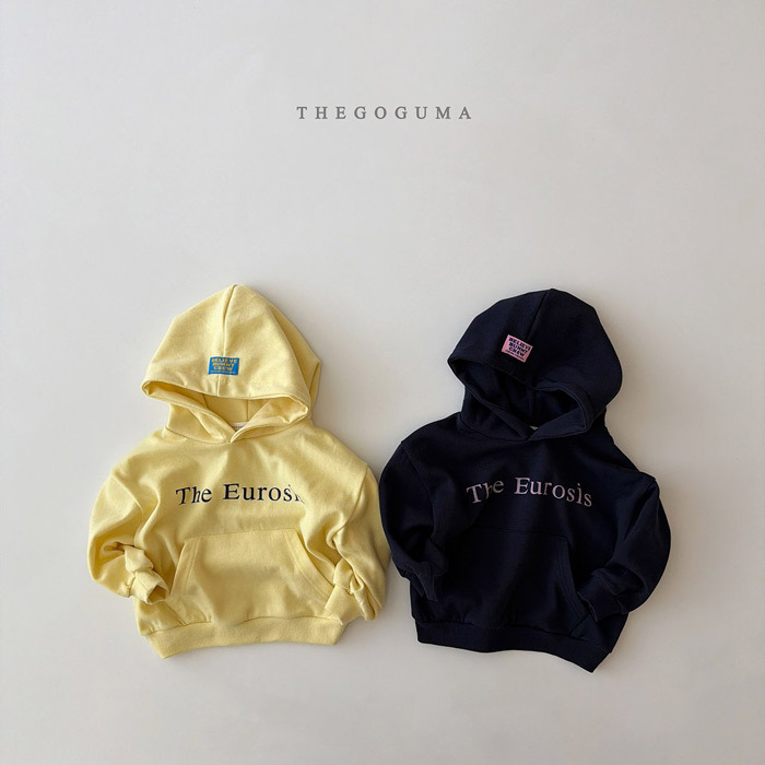 正韓春the_goguma 小童兩色字母連帽上衣