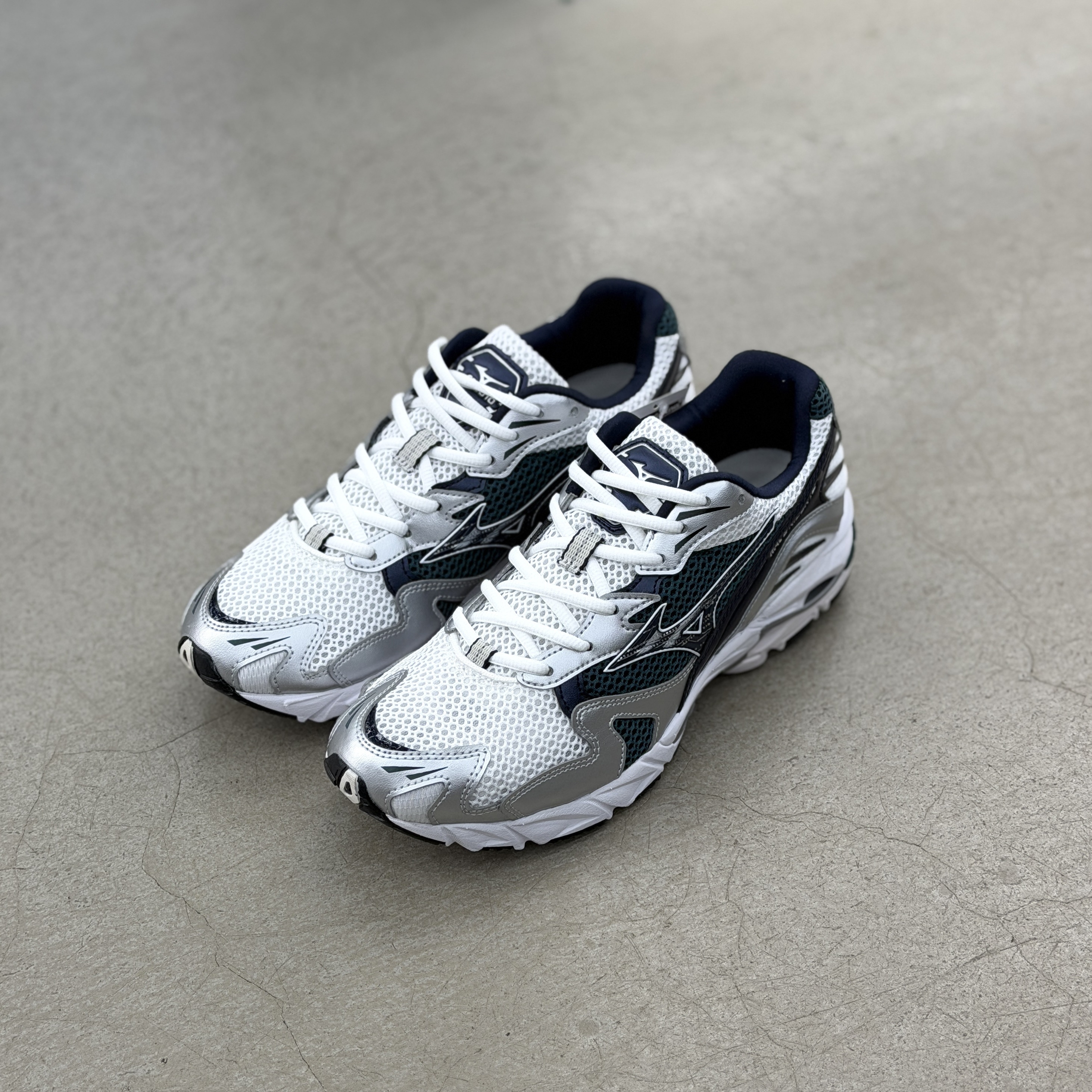 Mizuno Wave Rider 10 Silver Green l D1GA210415