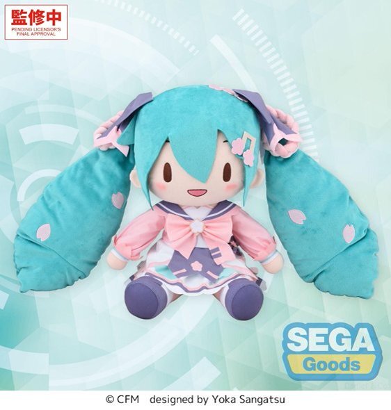 「ACG.GO」「預購」[Fuwa Petit毛公仔]《初音未來》初音 -新學期-(LL)
