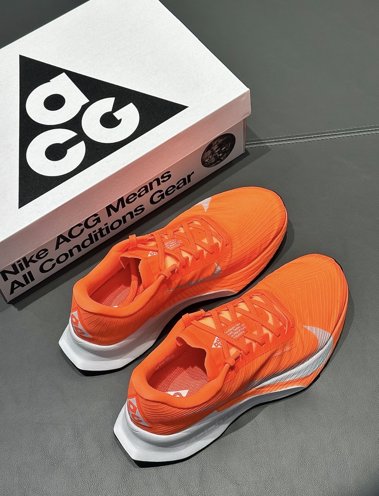 男鞋 NIKE ACG ULTRAFLY TRAIL 橘色 碳纖維 輕盈 透氣 黃金大底 越野 跑鞋 運動鞋【HF5668-801】