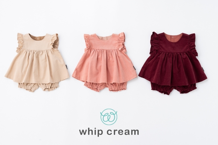 【日本 whip cream】燈芯絨寶寶套裝