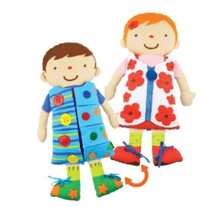 2 合 1 自理訓練布偶（穿衣學習布偶） 2 in 1 Dress Up Doll