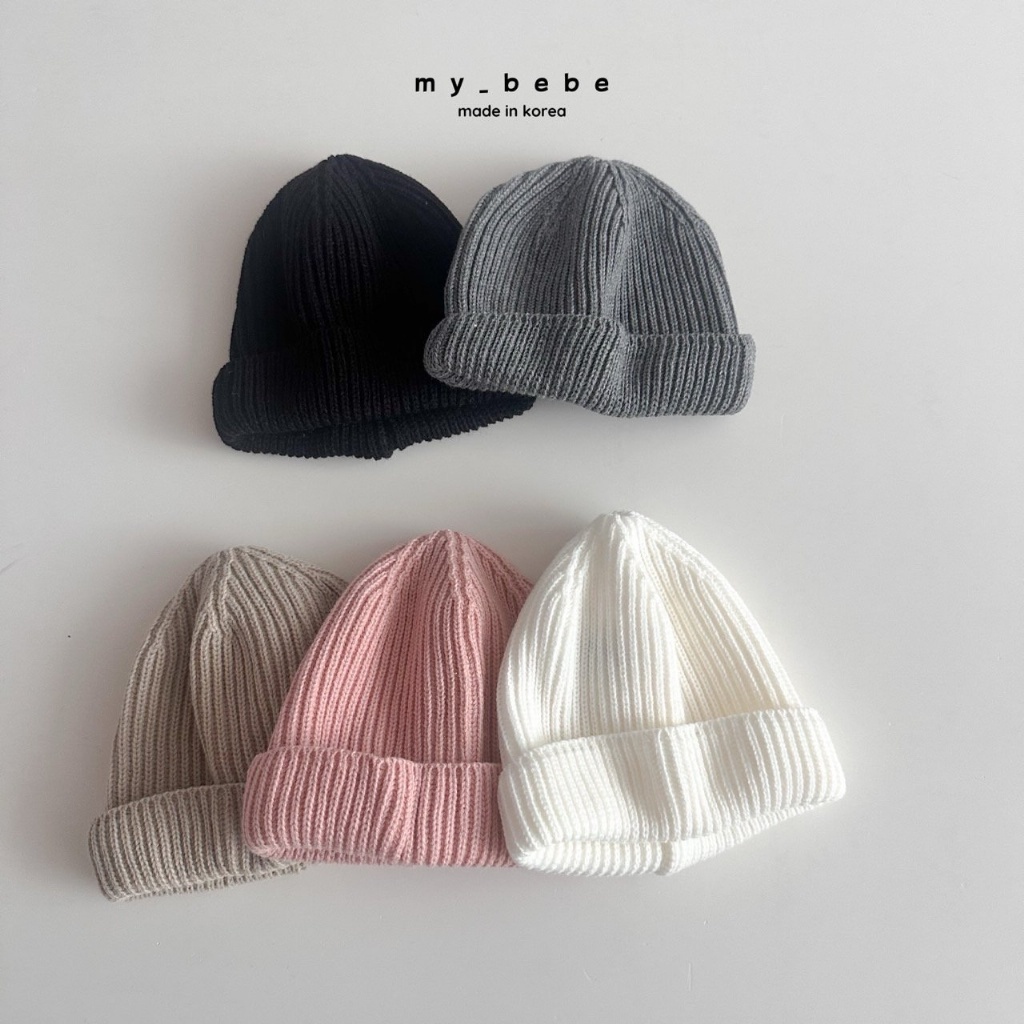 正韓春My bebe 五色針織帽