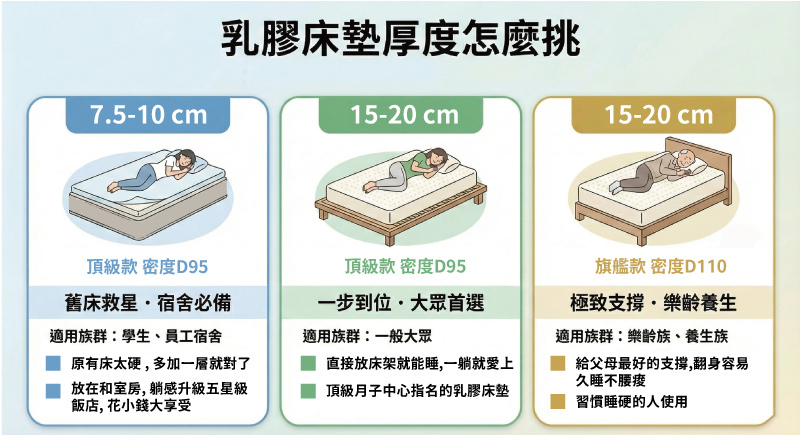 乳膠厚度如何挑選