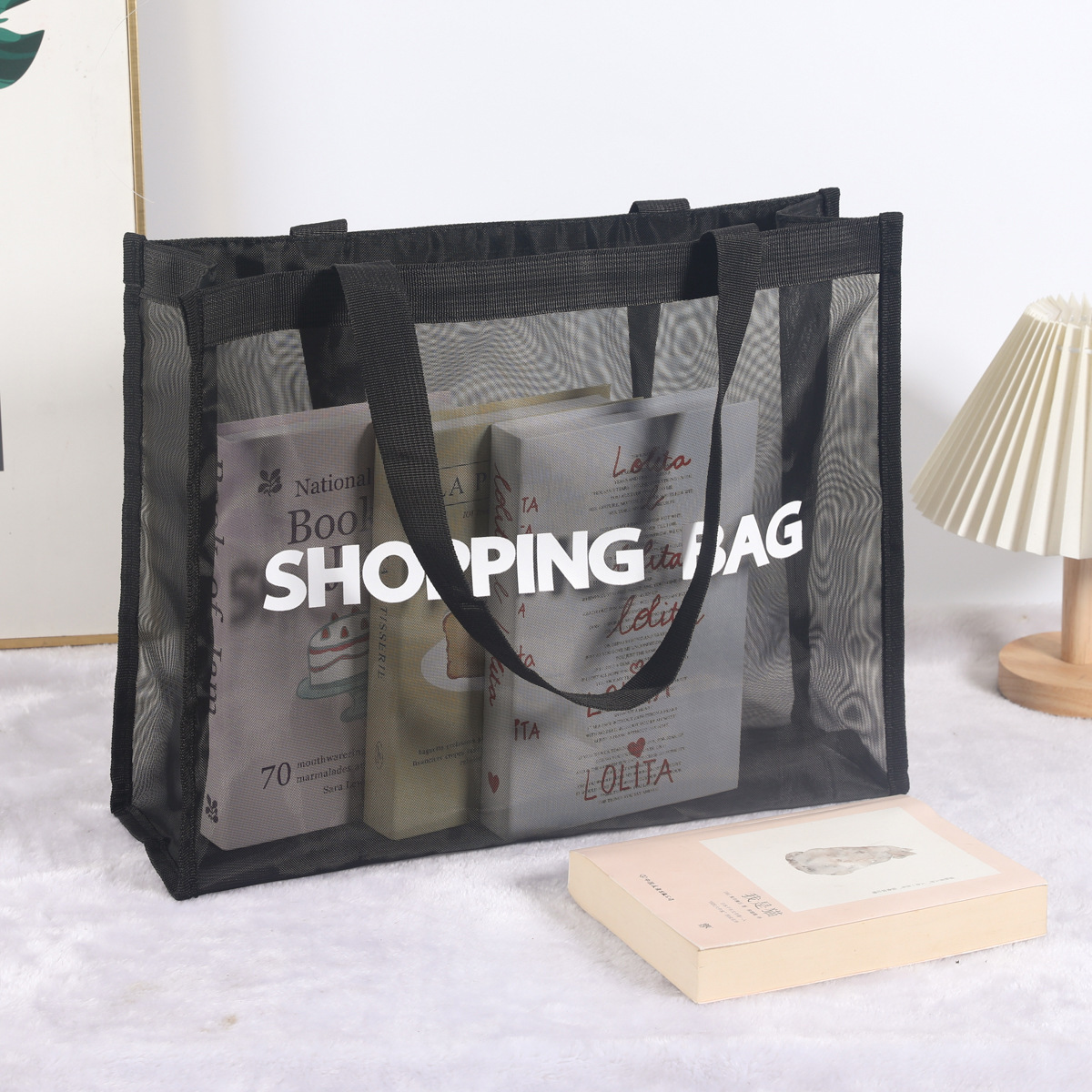 網紗提背兩用袋