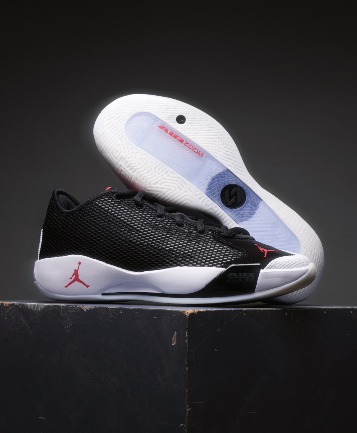 男鞋 NIKE JORDAN LUKA 77 PF 黑白 緩震 回彈 氣墊 運動 籃球鞋【IF1611-001】