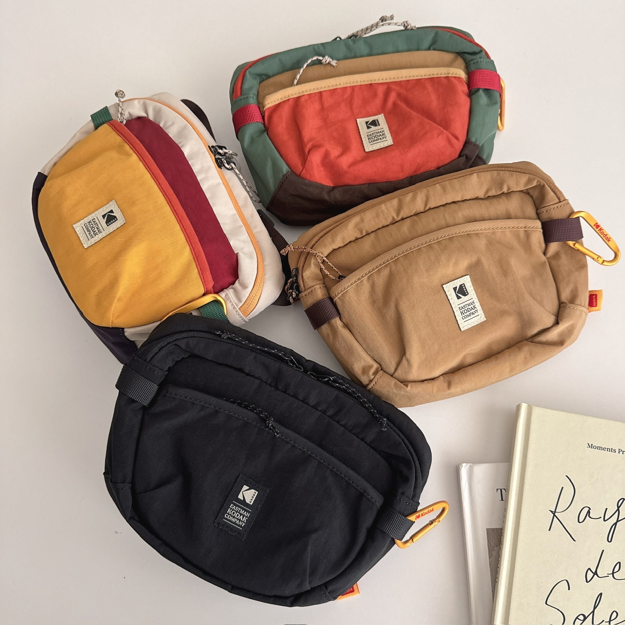 （現貨）KODAK 撞色 迷你 斜背包 K5343RBG90