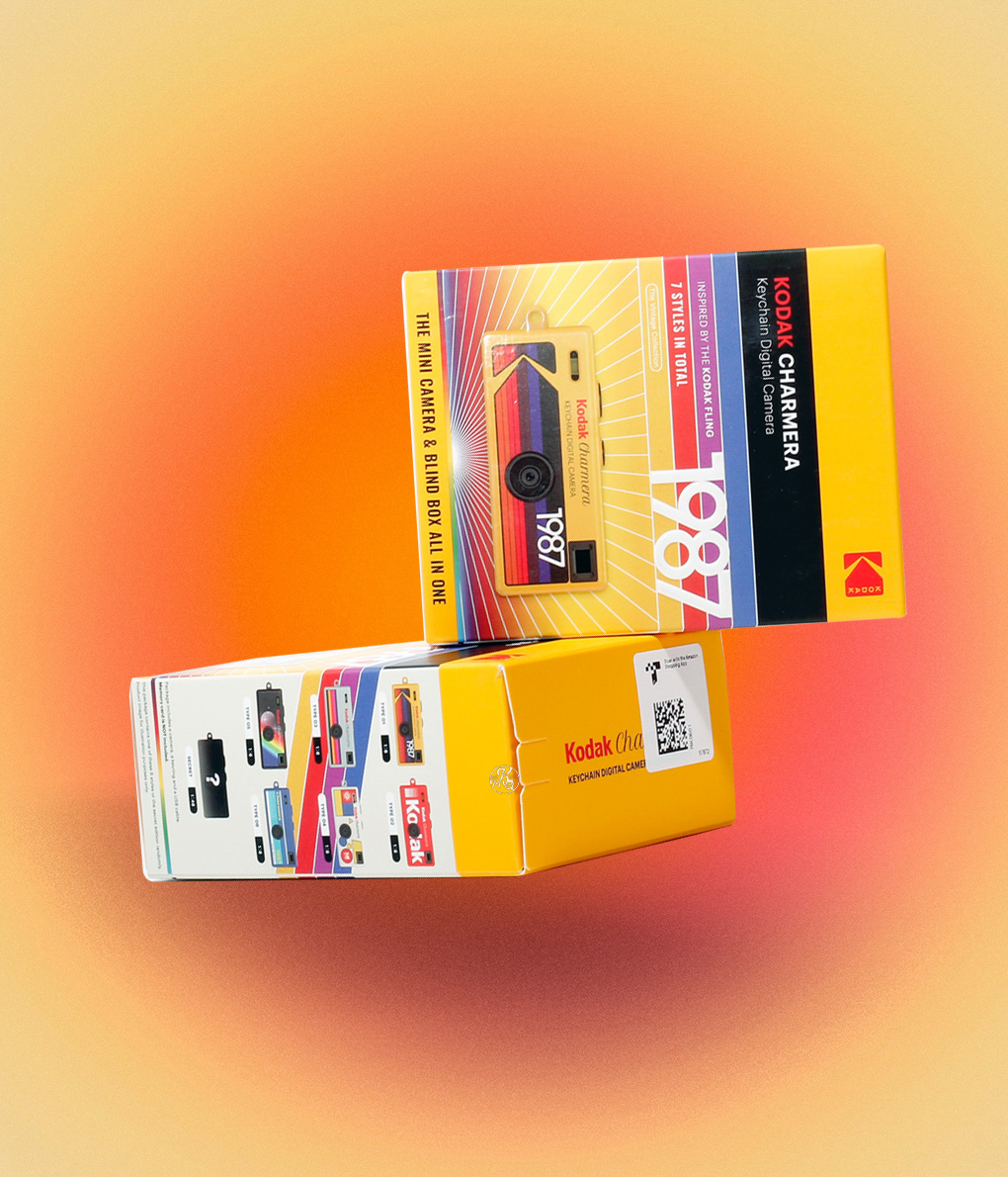 Kodak Charmera 迷你數位相機鑰匙圈盲盒