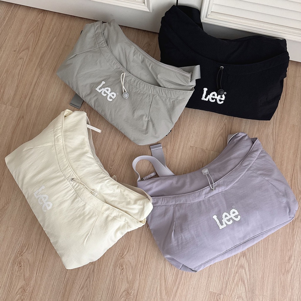 （現貨）LEE 大容量 抽繩 雲朵包 肩背包 LE240195M