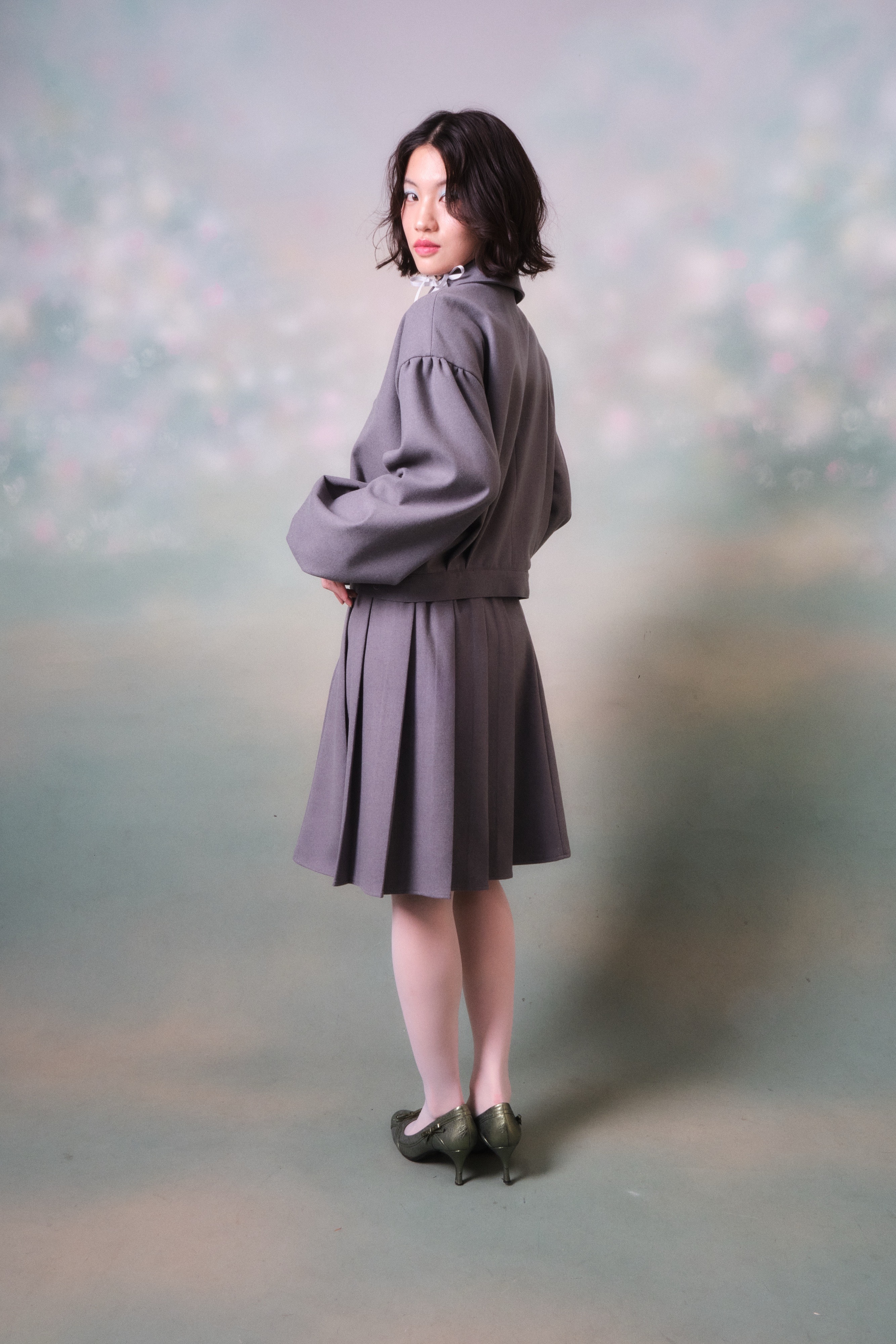 twins Uniform Pleated Skirt