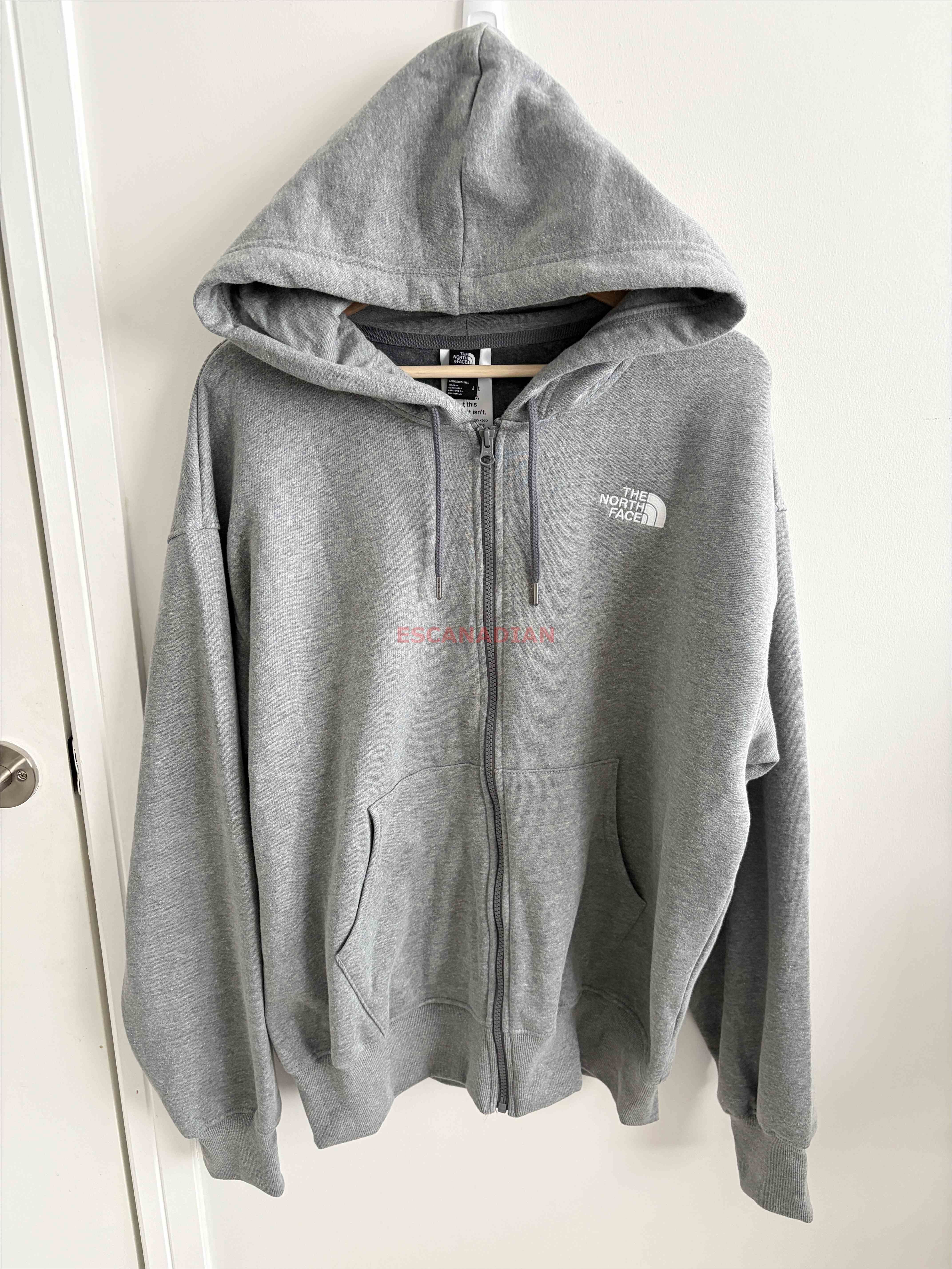 THE NORTH FACE 男大人 經典刺繡小標 落肩 寬版 刷毛 連帽外套