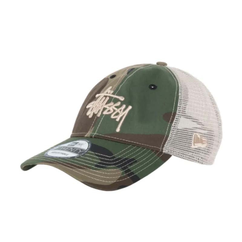 Stussy Basic Trucker 9twenty Cap Camo 卡車帽 帽子 綠迷彩 1311126-WO [台灣現貨]
