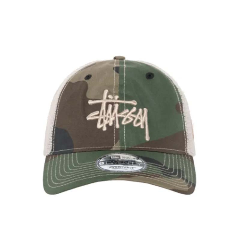 Stussy Basic Trucker 9twenty Cap Camo 卡車帽 帽子 綠迷彩 1311126-WO [台灣現貨]