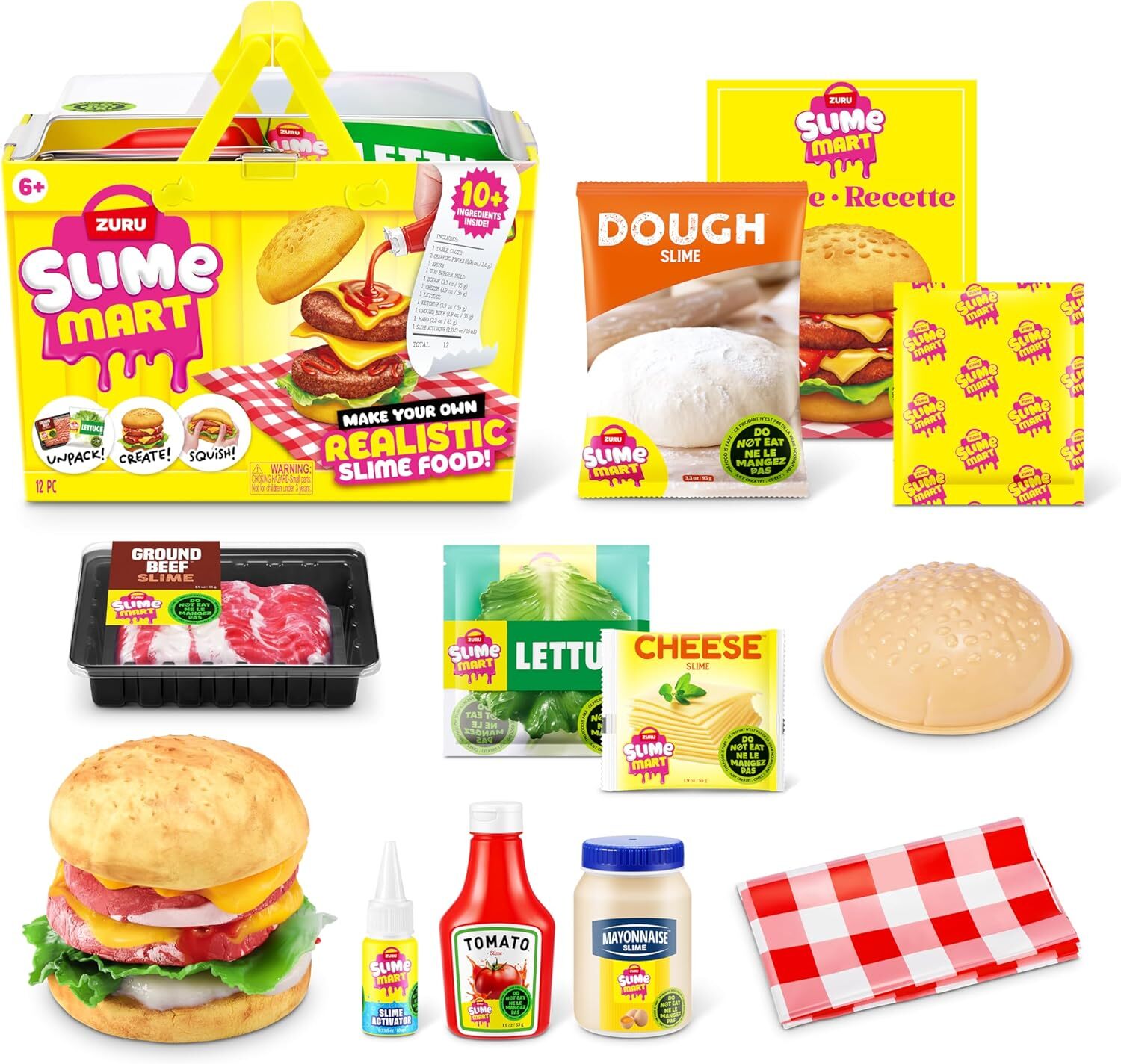 Slime Mart史萊姆超市-速食提籃 漢堡