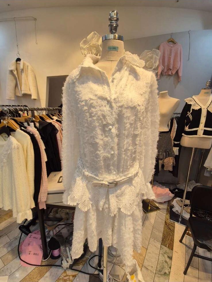 A22(包腰帶) 胸46 腰50 長32 $479 (一口價)