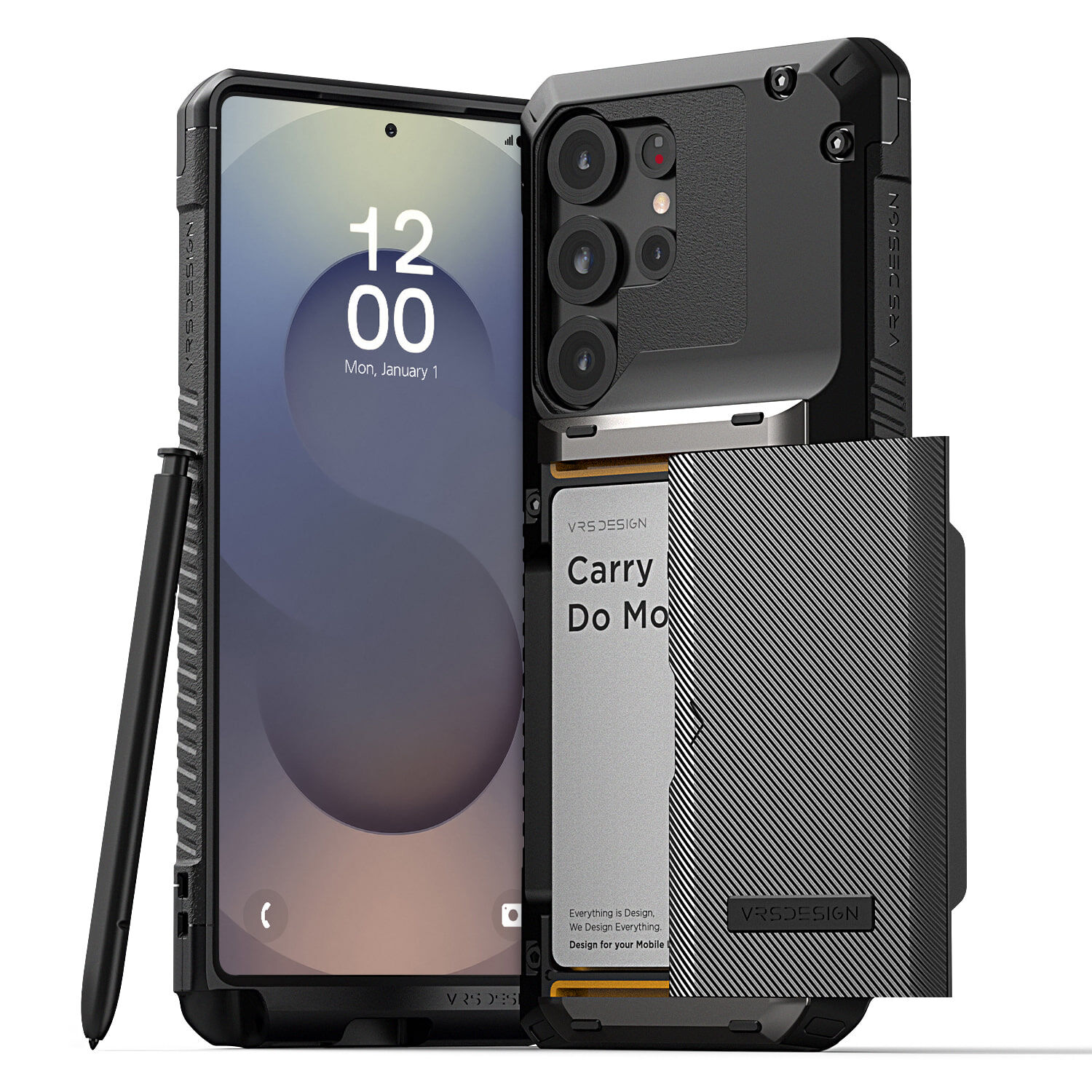 VRS Desgin - Damda Glide Pro - Samsung S25 Case 高度防撞插卡槽手機殼