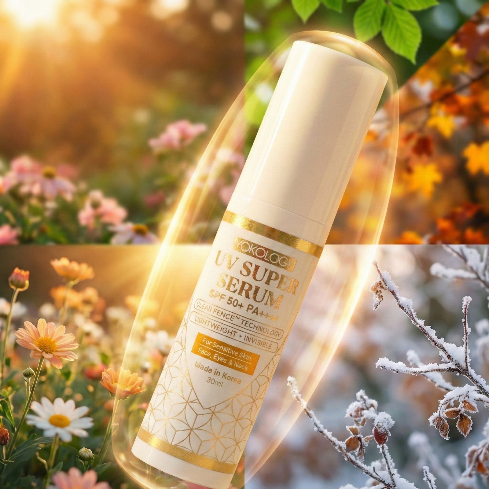 YOKOLOGY UV Super Serum SPF 50+ PA++++│超爽無感型•醫學防曬護膚級強效精華（30ml）