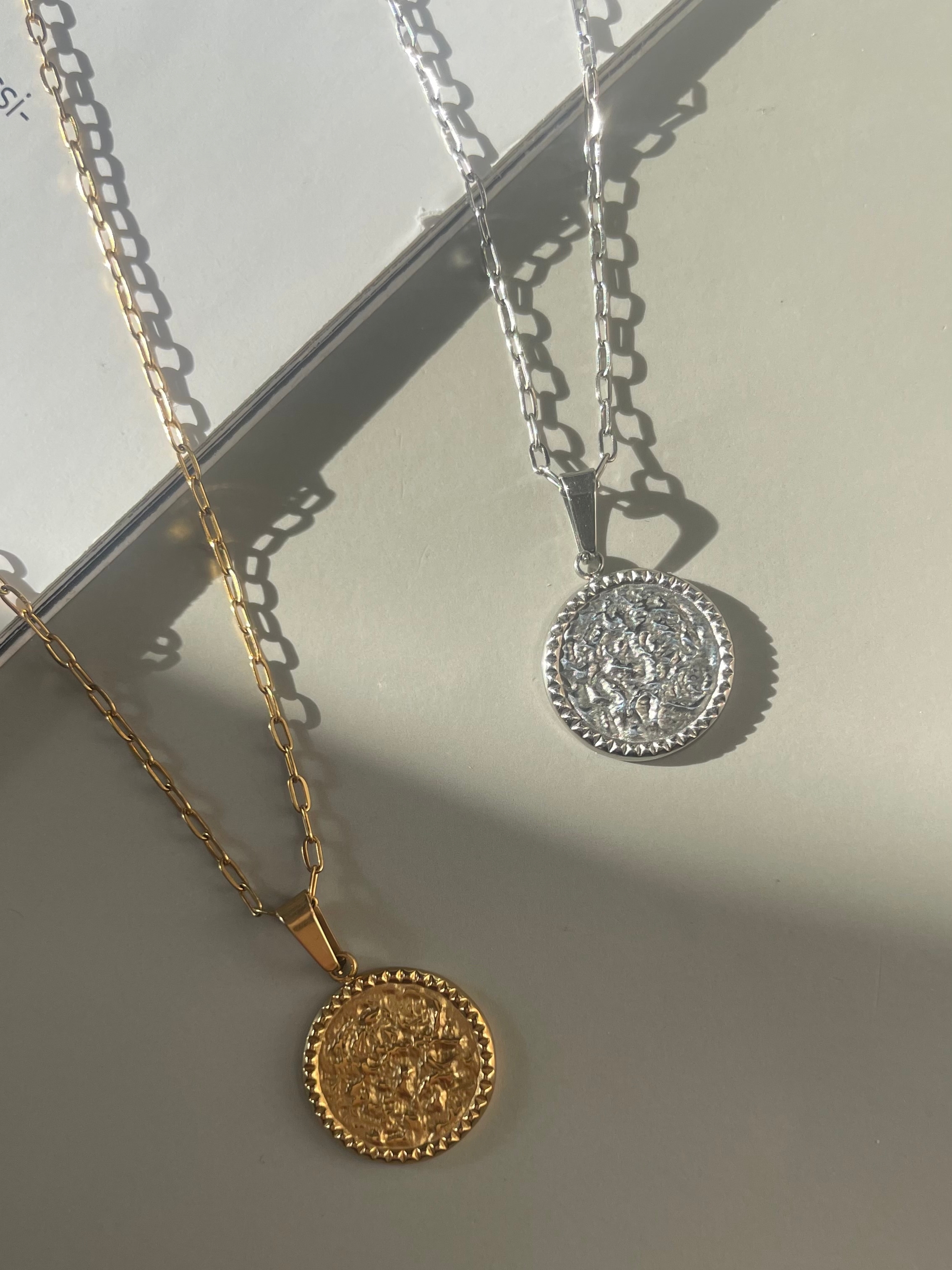 original slide chain coin necklace