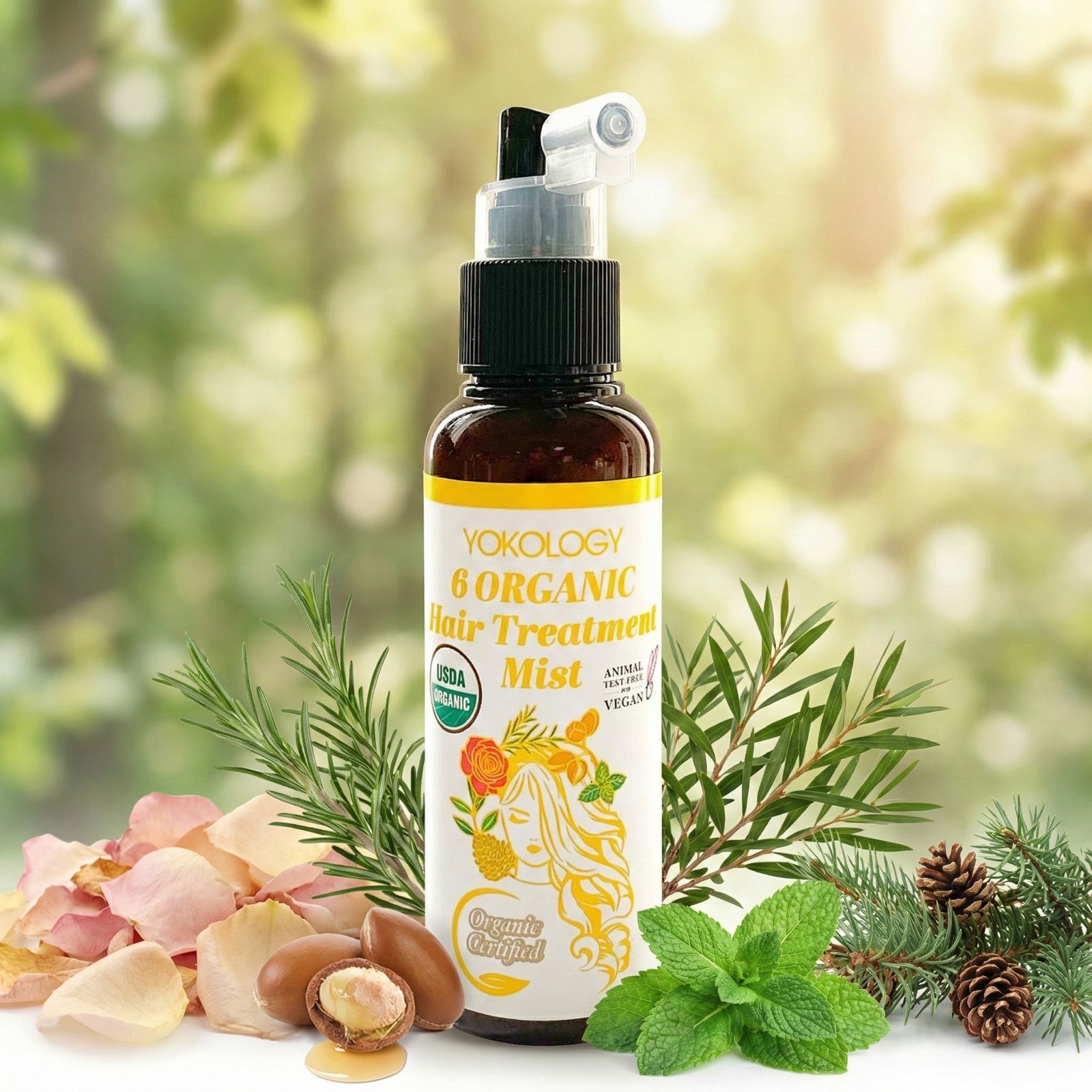 YOKOLOGY ‘6 Organic’ Hair Treatment Mist│韓國No.6天然有機植萃護髮噴霧「髮仙霧」（免沖洗）（100ml）