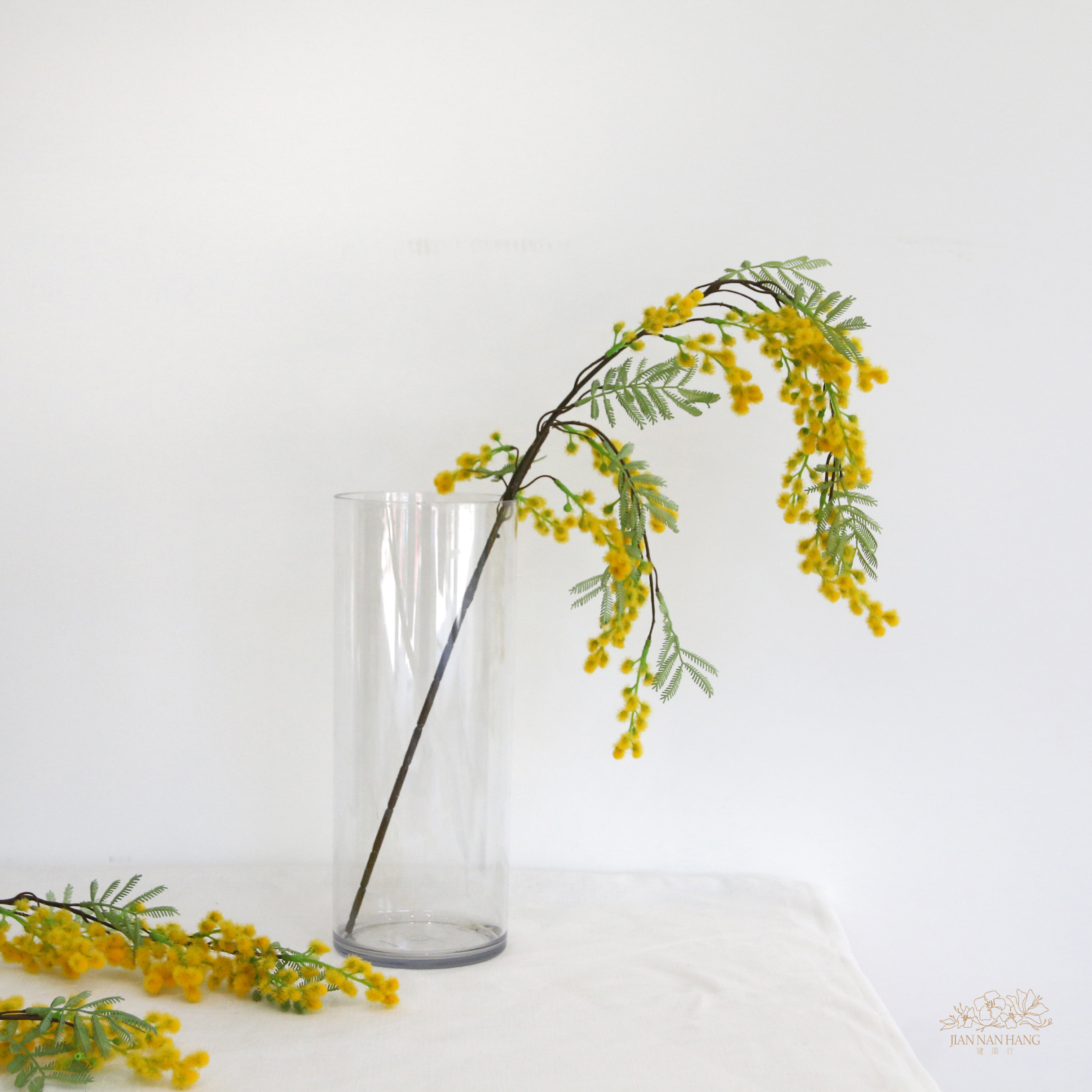 人造花 金合歡垂掛長枝