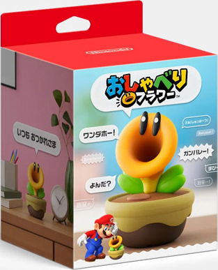 預購 《超級瑪利歐兄弟 驚奇》閒聊花花 互動式語音裝置 2026-03-12