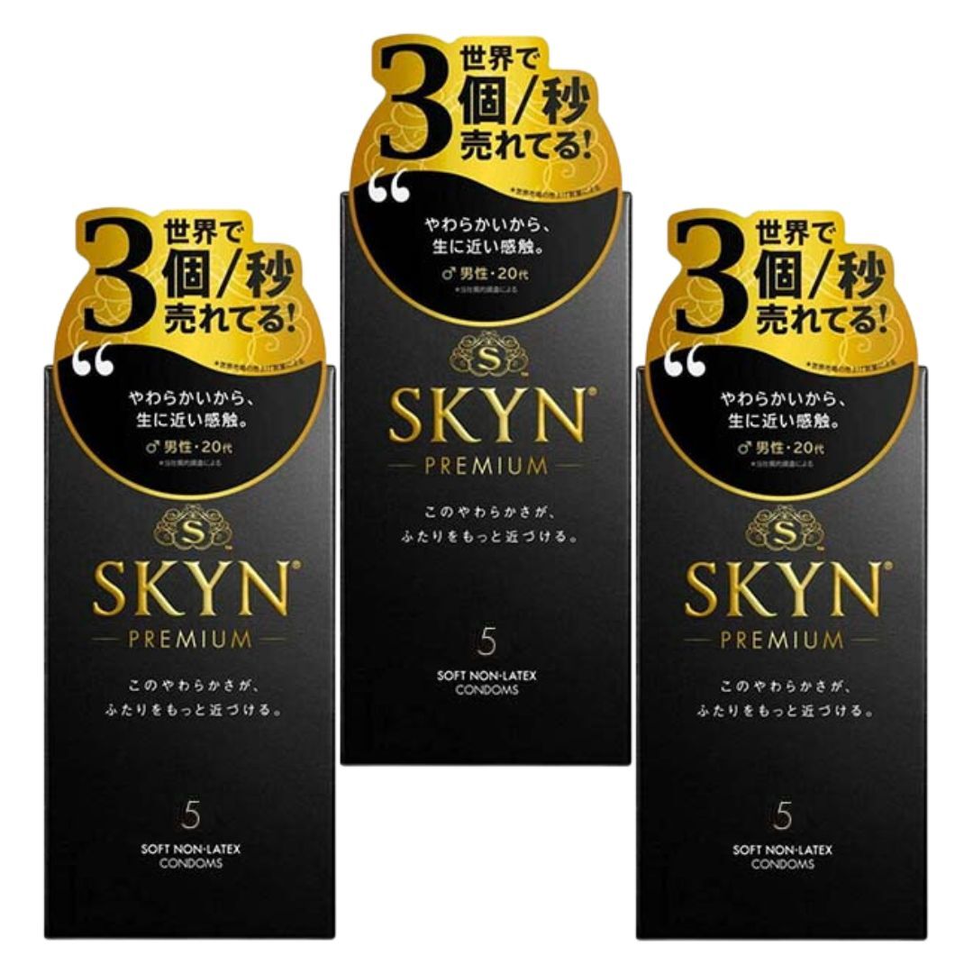 【3盒裝】【日版-推薦】 SKYN JP Premium 系列 iR 安全套（5片裝）