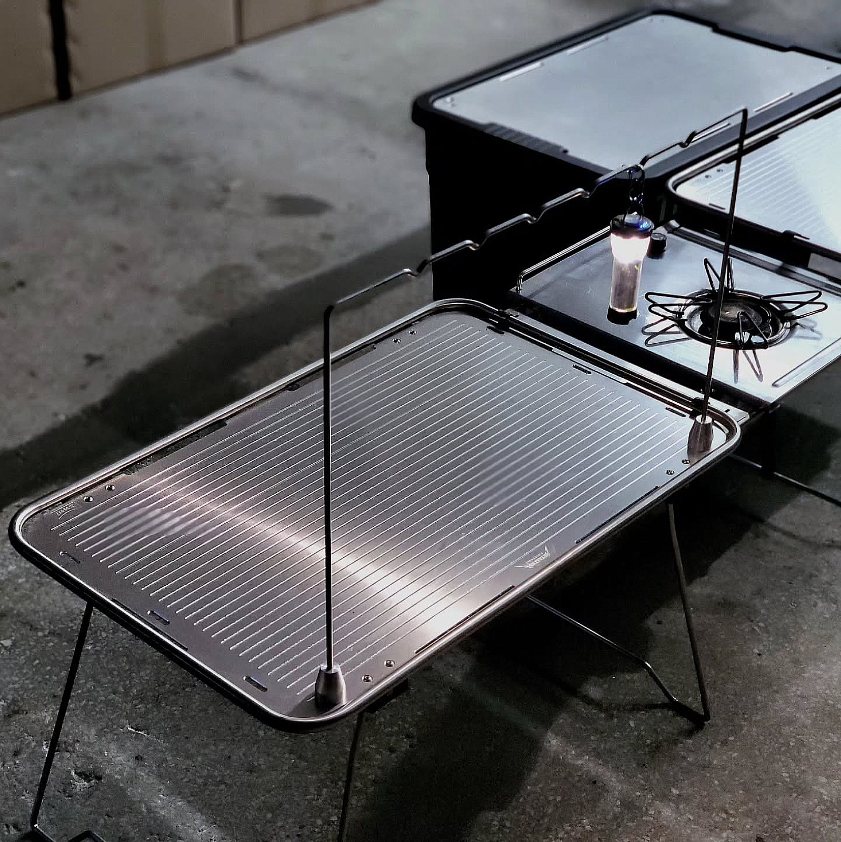 韓國HIDEOFF 2P金屬管鋁合金桌