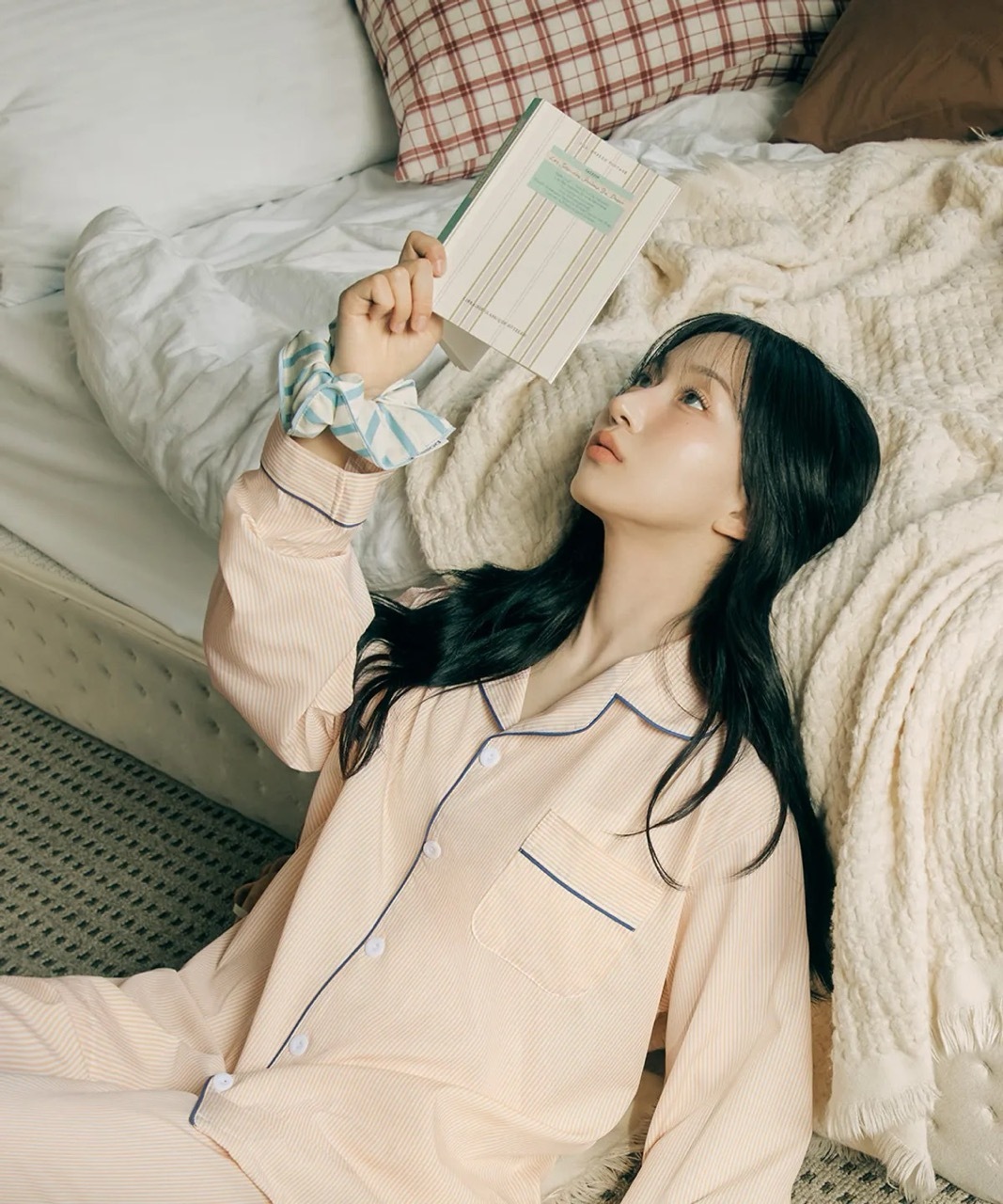 🇰🇷 Dossy Clean Long Sleeve Pajamas Set 細條紋 狀色 睡衣 套裝 組合 長袖 長褲 NMIXX Haewon 吳海嫄同款 / 預購