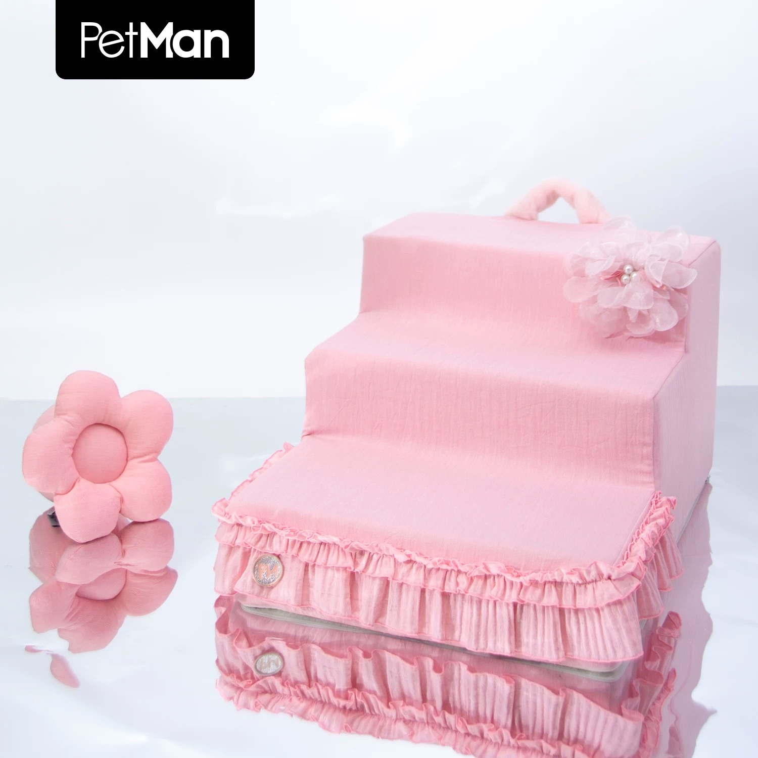 PETMAN MOMO宠物楼梯 上床爬梯 40*72*30cm