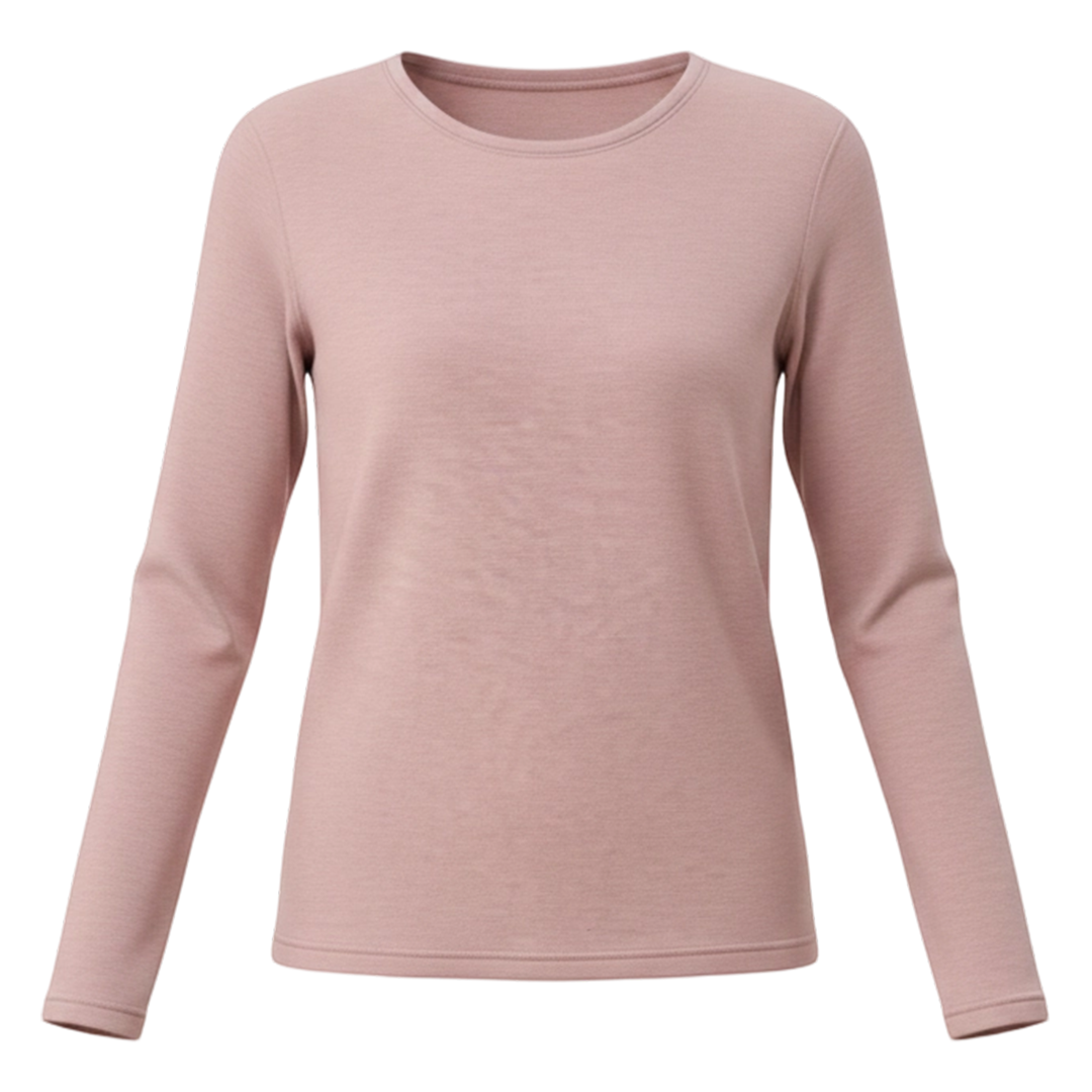 圓領山羊絨保暖衣2.0 女款 (3色) 12YST2460C