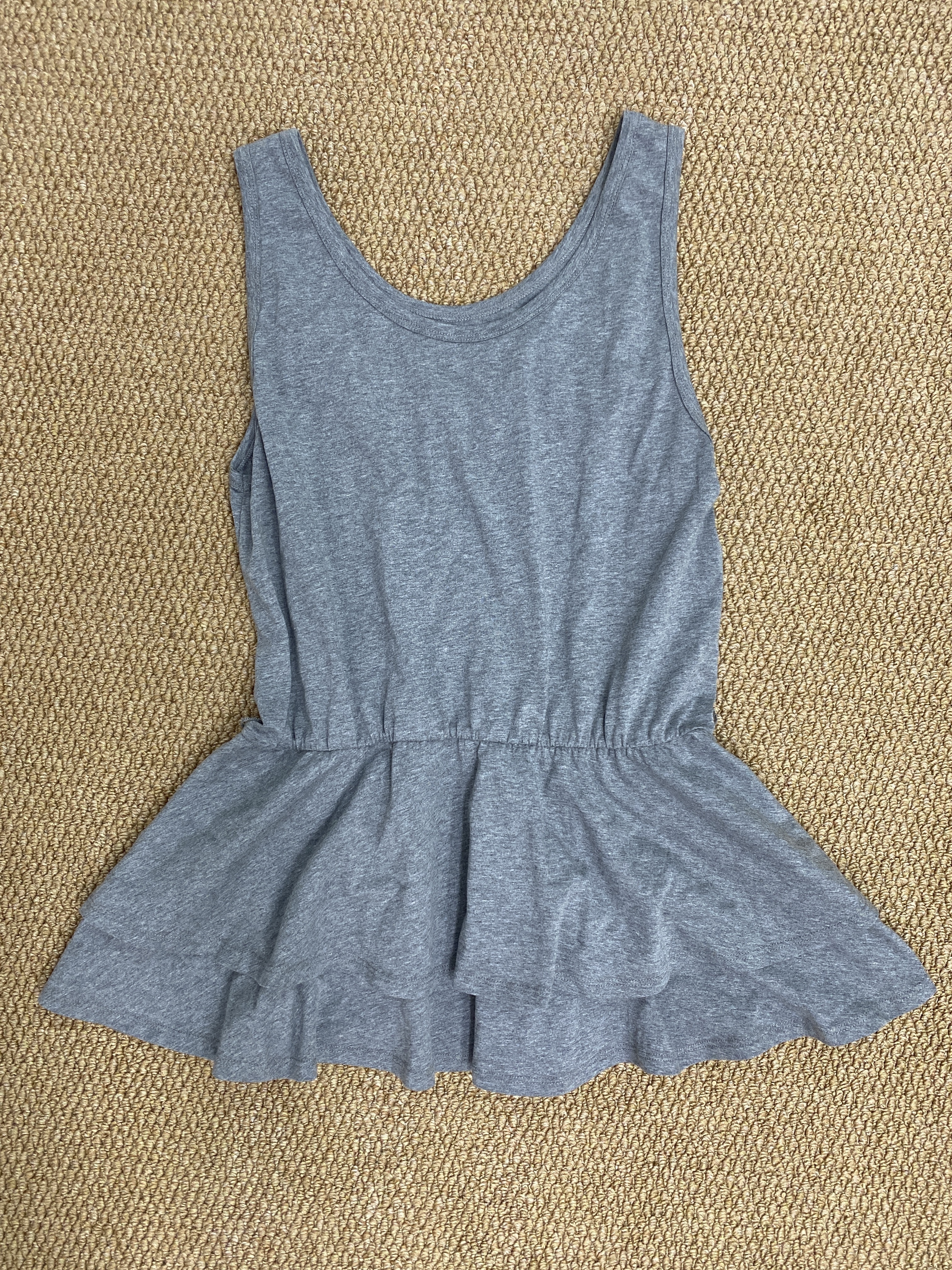 W00128疊穿神器U領蛋糕裙背心